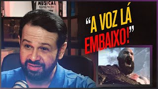 DUBLADOR DO KRATOS (GOD OF WAR) conta como foi o TESTE para DUBLAR o PERSONAGEM