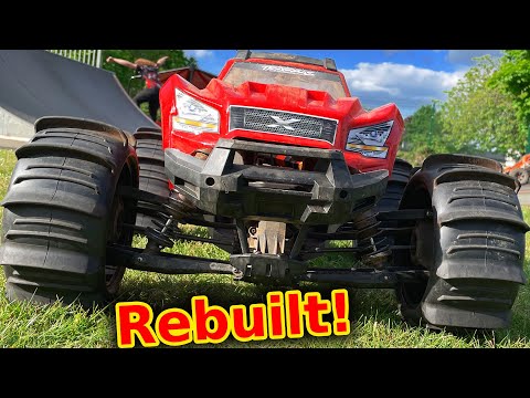 Traxxas 8s X-Maxx Re-Build with Paddle Tires