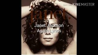 Janet jackson-again lyrics