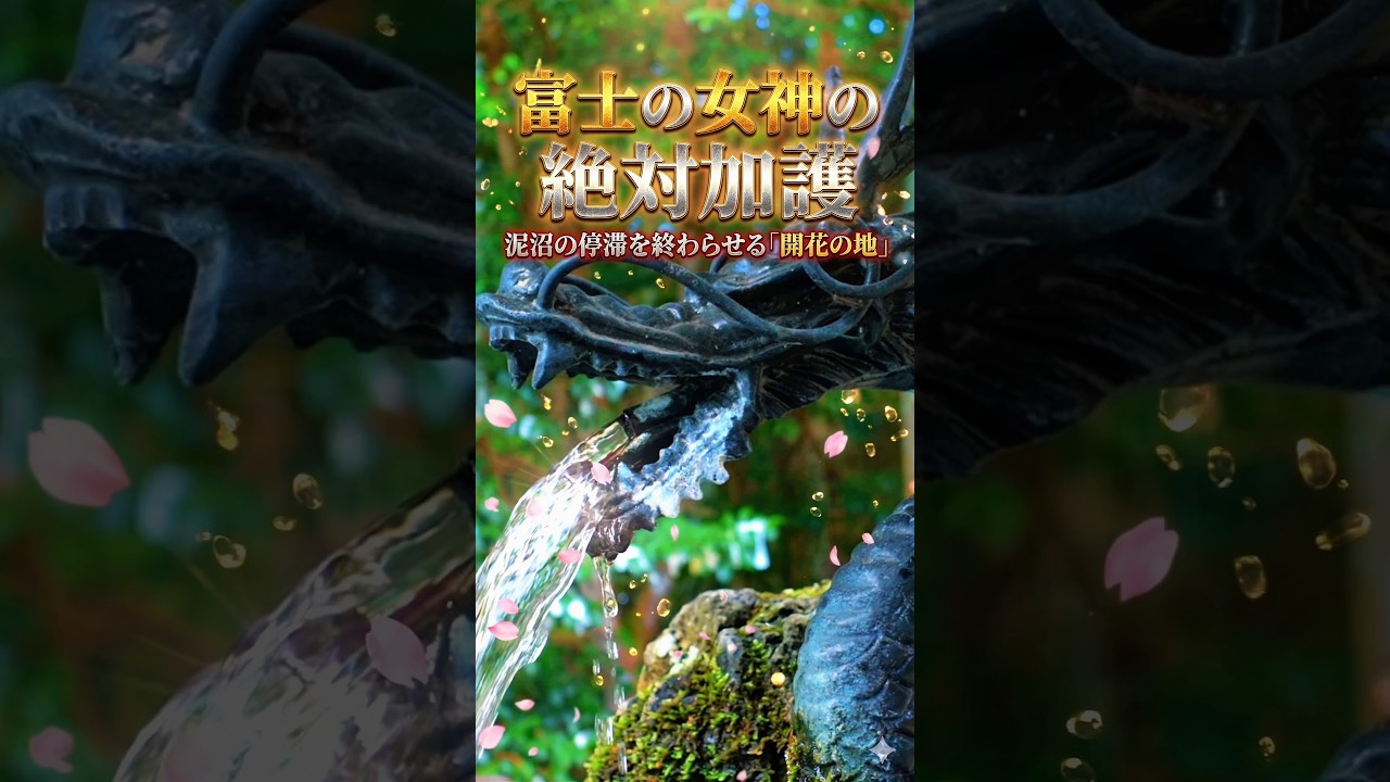 【警告】これを見た瞬間、富士の女神があなたの運命を「強制開花」させる。一生に一度、魂の沈黙を破る神意の宣告。