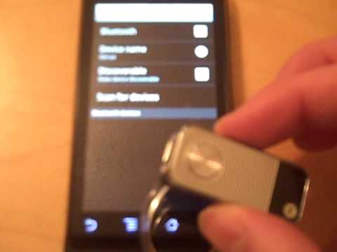 Motorola Droid - How to Set up Bluetooth