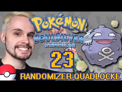 Pokémon SoulSilver Randomizer Quadlocke Part 23 - Rock Tomb Everything!