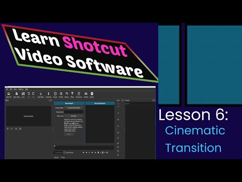 How to Create Cinematic Transitions on Shotcut Video Editor