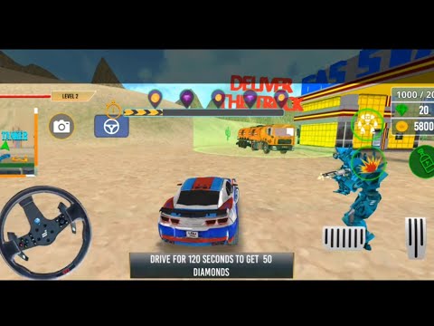 Bus robot police car Multiple transform war game 2022 #2 - Android gameplay