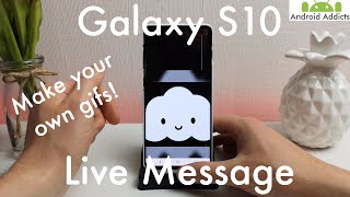Samsung Galaxy S10 Tips - Live Message Feature Review
