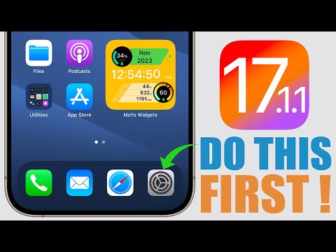 iOS 17.1.1 - DO This First After Updating !
