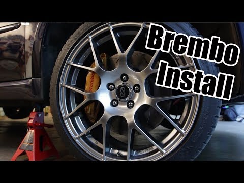 STI Brembo Install - 2005 Legacy GT