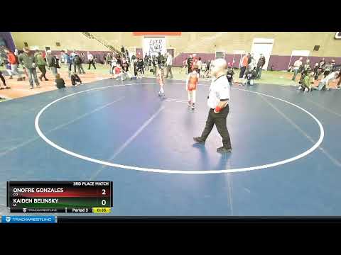 63 Lbs Cons. Round 5 - Collin Ysquierdo, WI Vs Brady Stewart, WI 8135