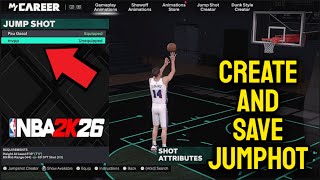 NBA 2K26 - How to Create and Save your Jumpshot (Tutorial)