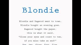 Blondie /Read Along Jump Rope Songs/Kids Songs/Learning to Read