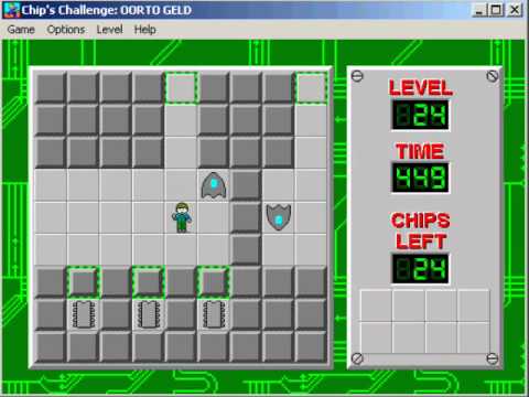 Chip's Challenge Walkthrough - Level 24
