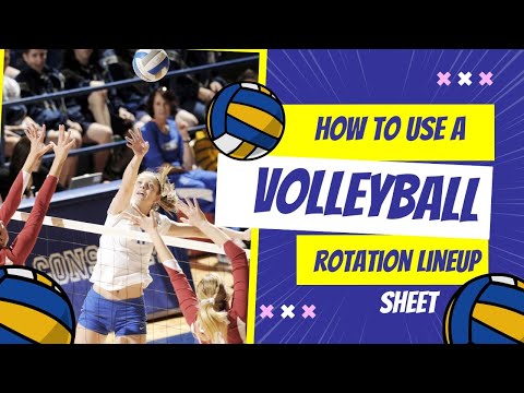 Volleyball Line Up Sheets