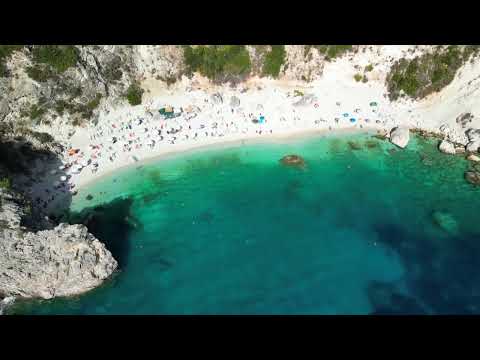 Plaja Agiofili , Desimi  şi cascada Nidri Lefkada Grecia/ Beaches Greece 🇬🇷  . Dji Mini 3 Pro
