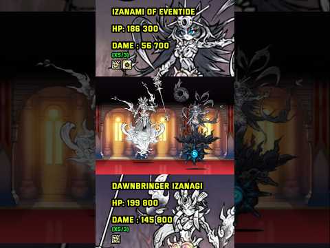 The Battle cats: Izanagi vs Izanami lv50 #thebattlecats #shotrs