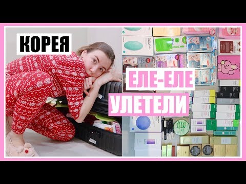 УВЕЗЛИ 100 КГ КОРЕЙСКОЙ КОСМЕСТИКИ 🛍🤪 ПОСЛЕДНИЙ ШОППИНГ ВЛОГ В КОРЕЕ 💖 СЕУЛ 🇰🇷