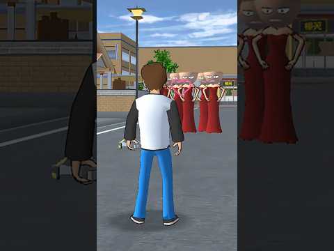 Mio Yuta become bad #sakuraschoolsimulator #sakura #animation #games