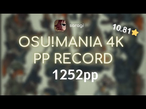 I BROKE THE OSU!MANIA 4K PP RECORD 💥