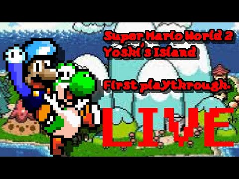 Super Mario World 2: Yoshi's Island 🔴LIVE🔴