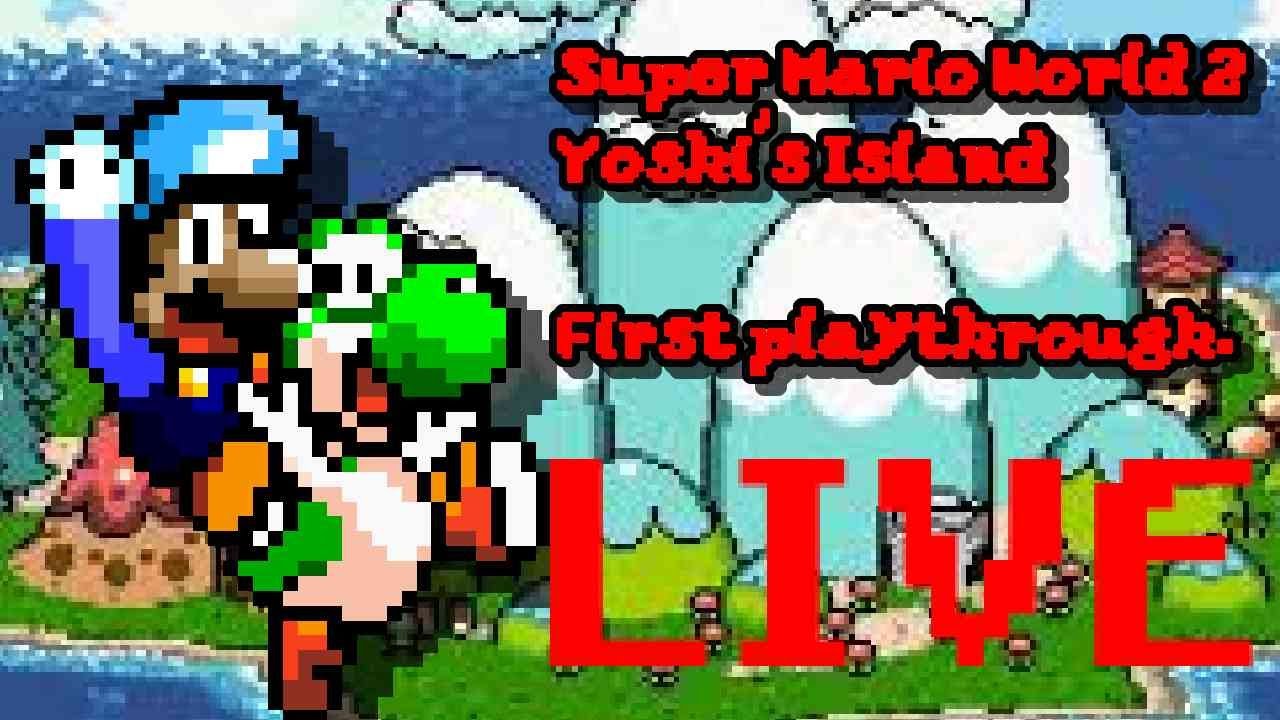Super Mario World 2: Yoshi's Island 🔴LIVE🔴