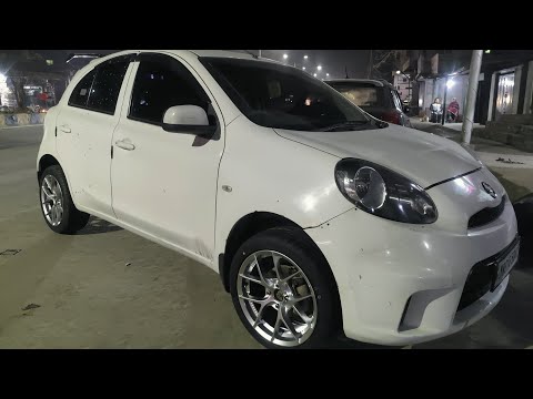 Nissan Micra Upgrade 13' to 16' Alloy wheels #nissan #nissanmicra #manipur Alloy Wheels