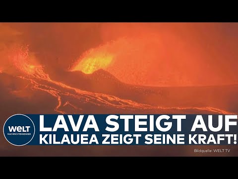 HAWAII: Vulkan Kilauea bricht erneut aus – Spektakuläre Bilder zeigen sprudelnde Lavafontänen!