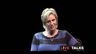 Jane Lynch in conversation with Adam Scott at Live Talks Los Angeles