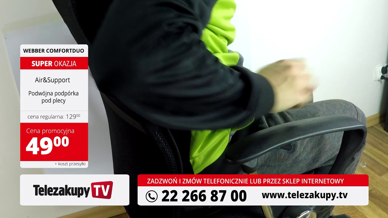 Ergonomiczna podwójna podpórka - WEBBER