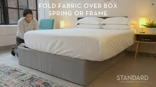 Circa Bed Wrap Installation | Standard Textile Home