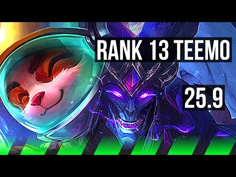 TEEMO vs KARTHUS (JGL) | 600+ games, Rank 13 Teemo | NA Grandmaster | 25.9