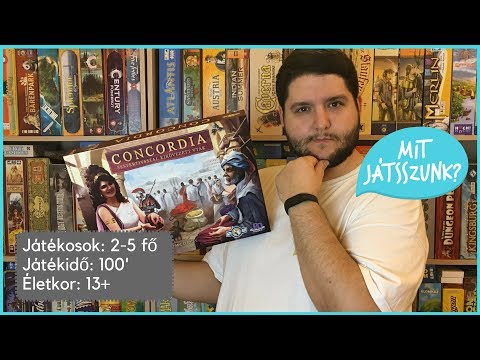 Concordia Játékbemutató - Mit Játsszunk?