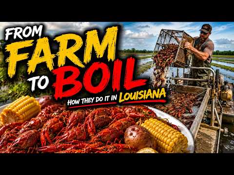 Authentic Louisiana Crawfish Boil! From Farm to Plate!