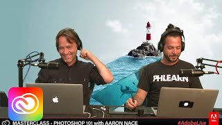 Live Masterclass with Aaron Nace - Photoshop 101 1/3