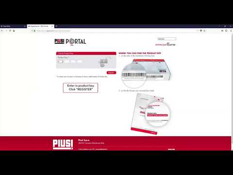 Piusi Portal - End User Registration