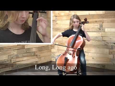 1 Long Long Ago  - Cello tutorial by Timo - Suzuki book 2