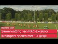 Excelsior speelt eerste serieuze oefenwedstrijd gelijk tegen NAC Breda