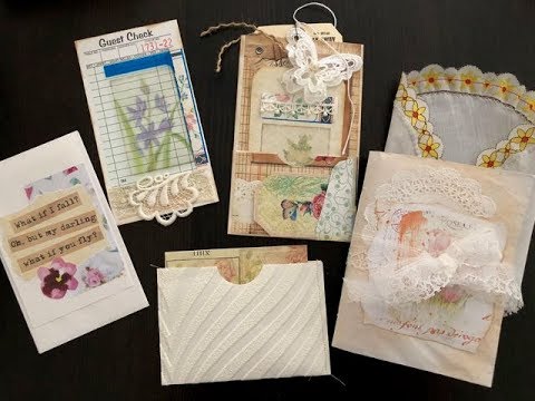 Paper Bag Junk Journal and Ephemera Kit - Vintage Botanical - Liz The Paper Project
