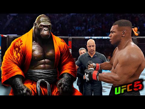 Gorilla Kung Fu vs. Mike Tyson (EA sports UFC 5) - Rematch