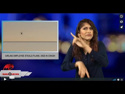 Airline employee steals plane, dies in crash (ASL - 8.11.18)