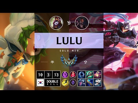 Lulu Mid vs Lucian - KR Challenger Patch 14.14