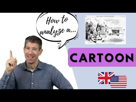 How to analyze a cartoon - 4 simple steps - SHORT VERSION