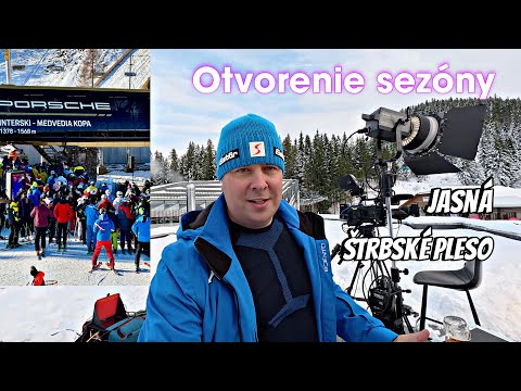 Winter Jasná Opening 2025 ❄️ | Štrbské Pleso ⛷️ – NOVÁ LANOVKA Porsche 🚡🔥 Travel_vlog