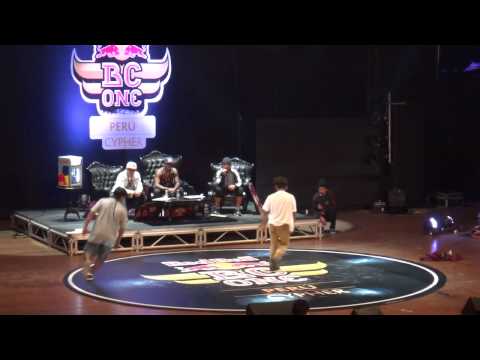 RED BULL BC ONE CYPHER PERU 2015  BBOY KRILIN  VS BBOY LIMA 1/8