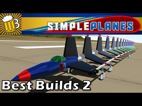 SimplePlanes Best Builds #2 - Jaws, Hovercraft, Rainbow Worm, and More! (Simple Planes Gameplay) - YouTube