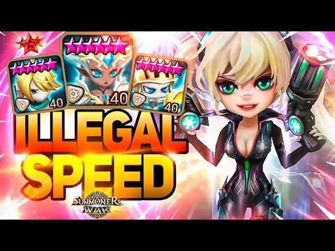 He SHOCKS GUARDIAN PLAYERS with INSANE SPEED - Summoners War