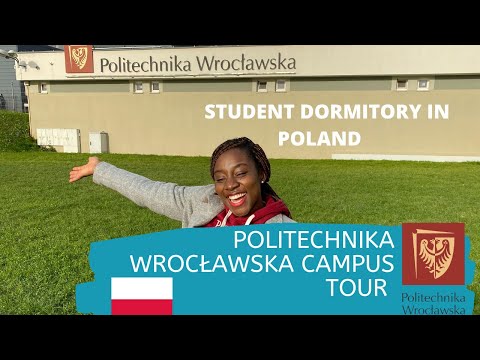 UNIVERSITY CAMPUS TOUR| STUDENT DORMS IN POLAND