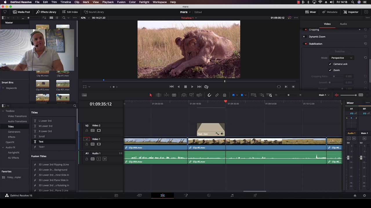 How To Work With the Title Generators in Resolve