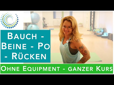 Bauch-Beine-Po-Rücken / ganzer Kurs / mit Musik / ohne Equipment