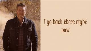 Blake Shelton -I Lived It- Lyrics On Screen