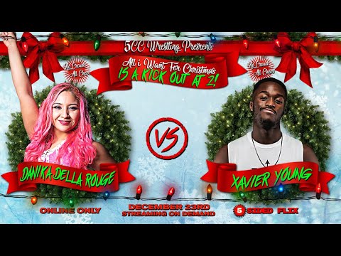 FREE MATCH: Xavier Young vs Danika Della Rouge | 5CC Wrestling