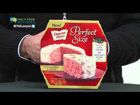 Duncan Hines Perfect Size Strawberries & Creme is a...
